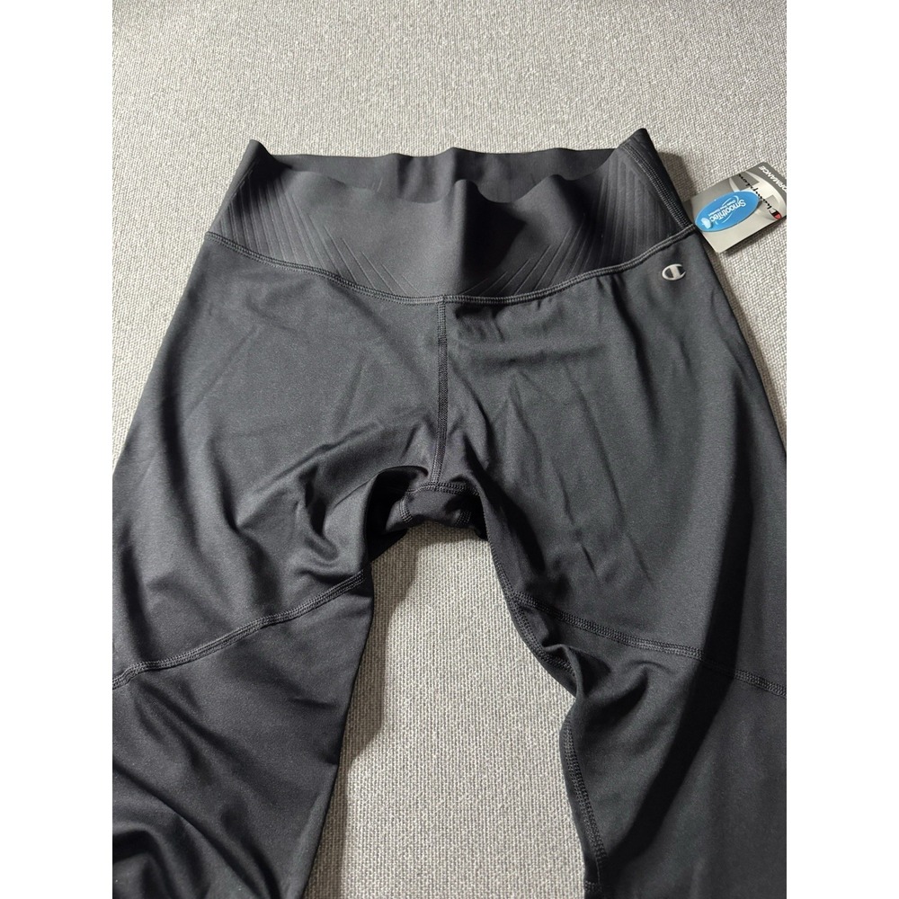 Champion SmoothTec Black Performance Pants Size L Exercise, Activewear, Yoga - Picture 4 of 13